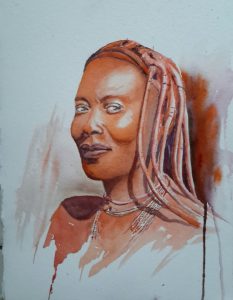 Portrait d'une femme africaine